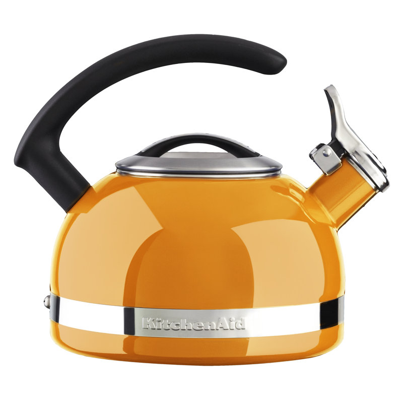 KitchenAid 2 Qt. Porcelain Enamel Stove Tea Kettle KTEN20CB & Reviews